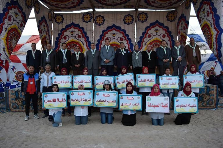 رئيس جامعة سوهاج يفتتح الدورة الكشفية الثالثة ويشهد حفلات السمر