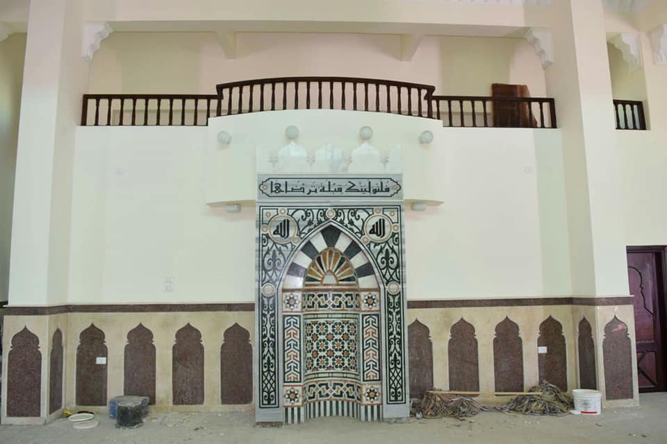 مسجد جامعة سوهاج الجديدة أوشك على الانتهاء