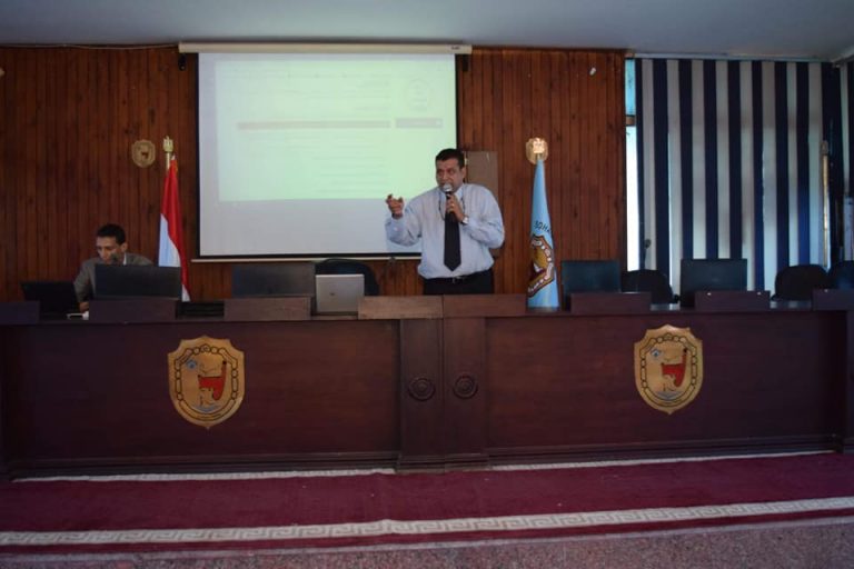 “تفعيل مواقع أعضاء هيئة التدريس” ورشة عمل بجامعة سوهاج