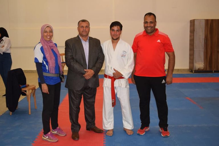كاراتيه جامعة سوهاج “برونزي” بأسبوع شباب المدن السويس
