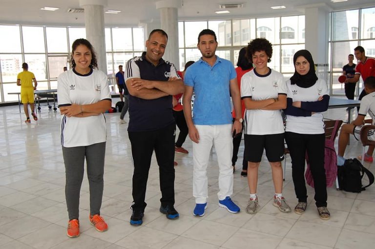 صعود تنس طالبات سوهاج لنهائي شباب المدن الجامعية بالسويس