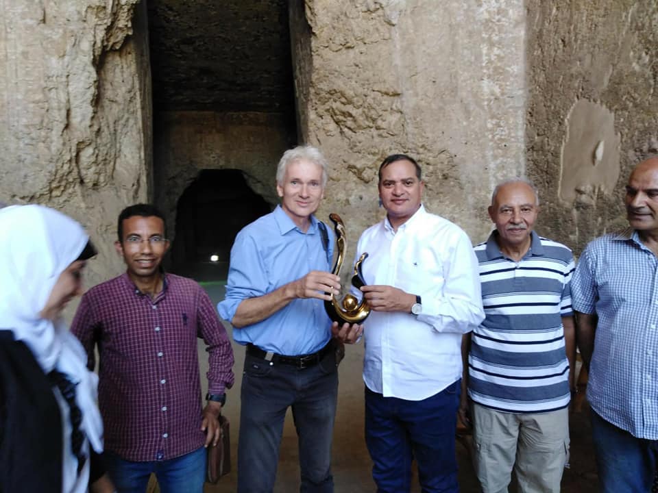 زيارة الدكتور أحمد عزيز رئيس جامعة سوهاج اليوم لجبل أسيوط الغربي