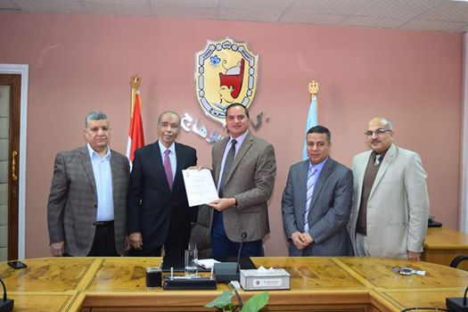 جامعة سوهاج تحصل على شهادة الأيزو
