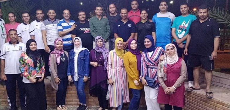 شباب اعضاء هيئة تدريس جامعة سوهاج يشاركون بمعسكر اعداد القادة بحلوان