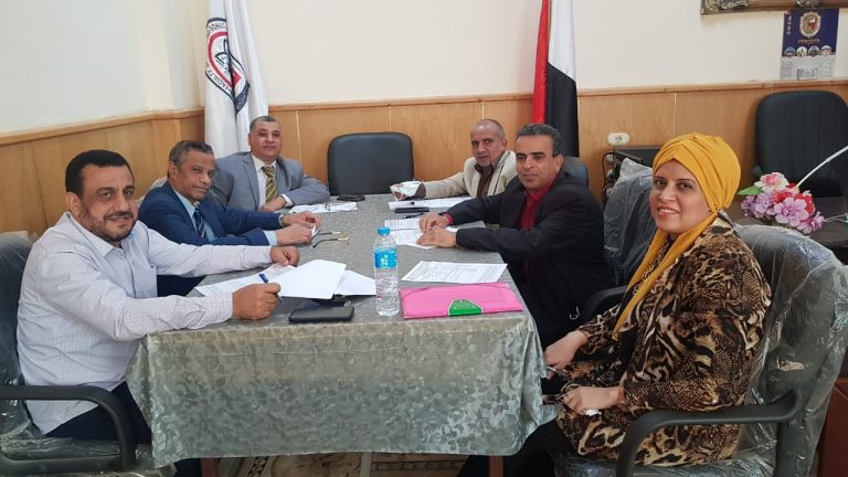 مجلس الكلية اليوم 11/10/2021تحت رعاية الاستاذ الدكتور صبري توفيق همام عميد الكلية