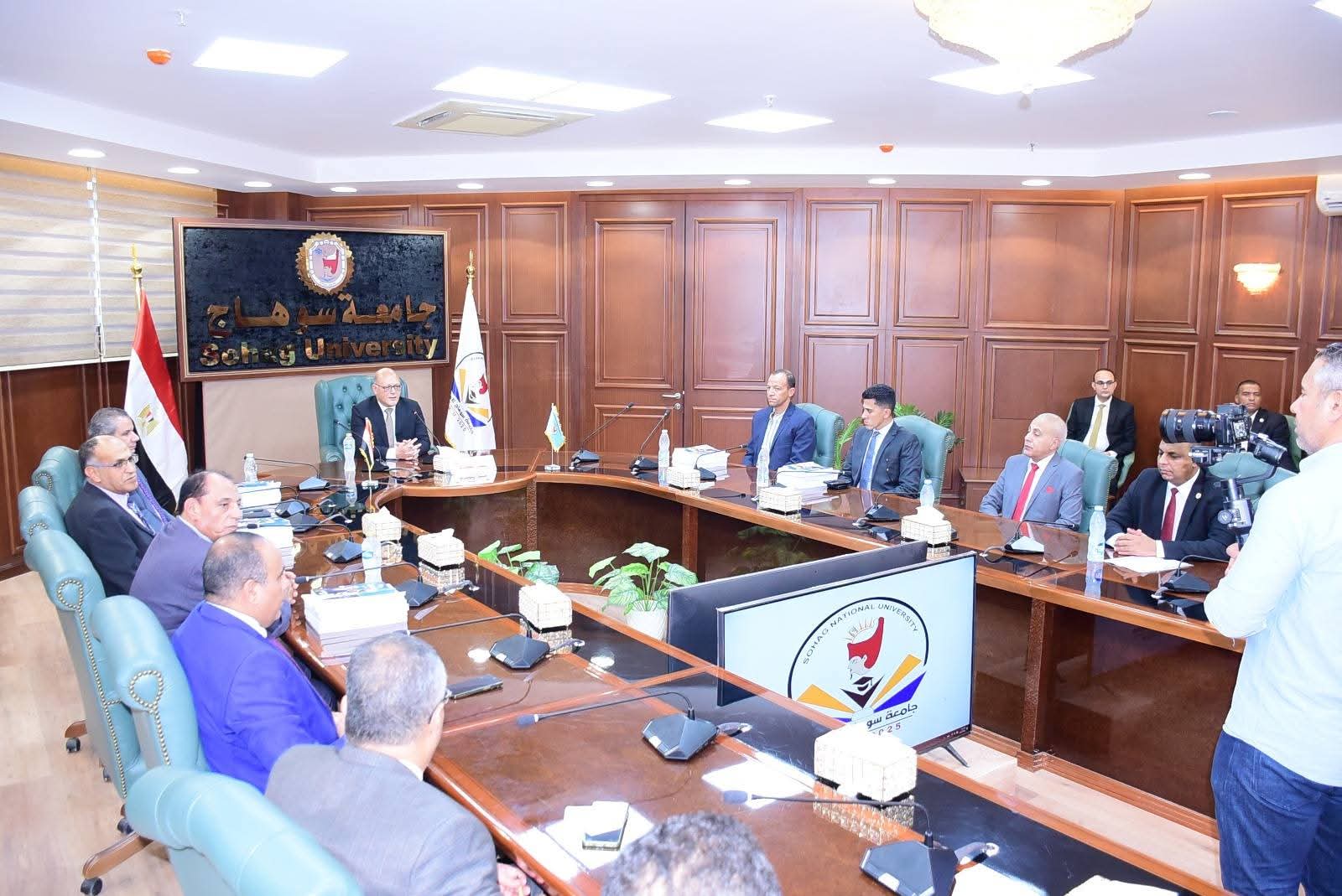 **بدء الدراسة بجامعة سوهاج الاهلية للعام الجامعي