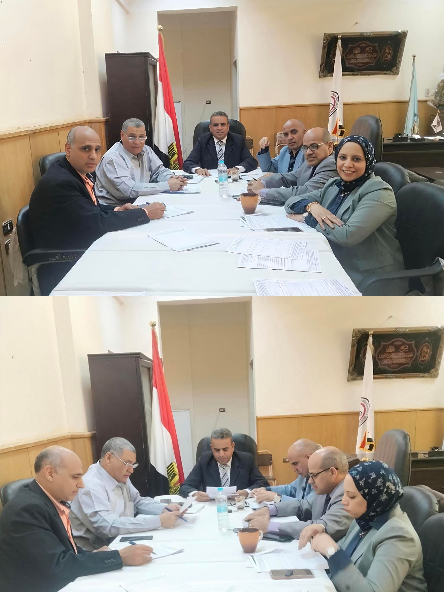 انعقد مجلس الكلية اليوم تحت رعاية السيد الأستاذ صبري توفيق همام عميد كلية الالسن